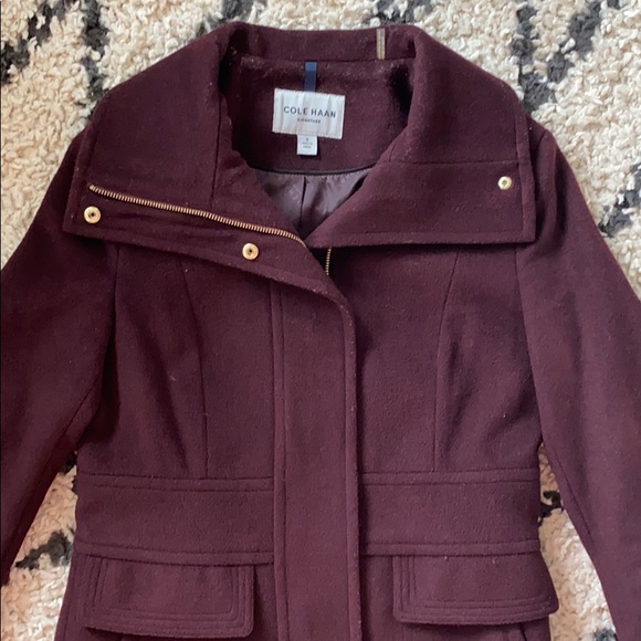 wool pea coat - Picture 2 of 7